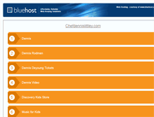 Tablet Screenshot of chefdennislittley.com